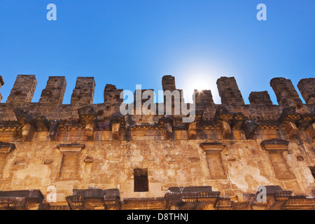 Alten Amphitheater Aspendos in Antalya, Türkei Stockfoto