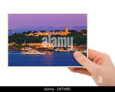 Istanbul-Türkei-Fotografie in der hand Stockfoto