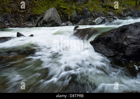 Die Wenatchee River fließt durch Tumwater Canyon, National Forest Okanogan-Wenatchee, Washington, USA Stockfoto