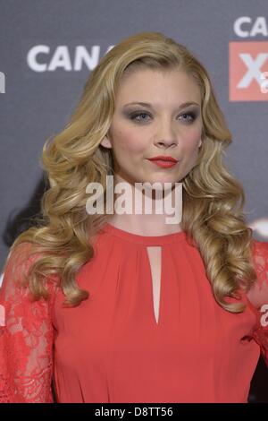 Madrid, Spanien. 4. Juni 2013. Schauspielerin Natalie Dormer besucht die "Game Of Thrones" dritte Saison-Premiere im Kino Palafox am 4. Juni 2013 in Madrid, Spanien. (Bild Kredit: Kredit: Jack Abuin/ZUMAPRESS.com/Alamy Live-Nachrichten) Stockfoto