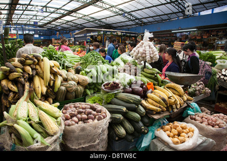 Paloquemao Lebensmittel-Markt, Bogota, Kolumbien Stockfoto
