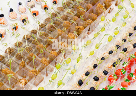 Buffet-Tisch Stockfoto