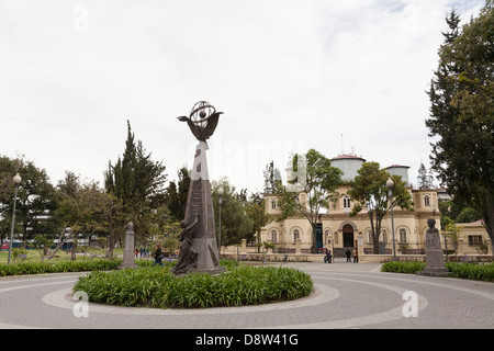 Sternwarte, Parque Alameda Quito, Altstadt, Ecuador Stockfoto