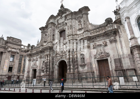 Altstadt, Ecuador, Quito, La Compania de Jesus, Kirche Stockfoto