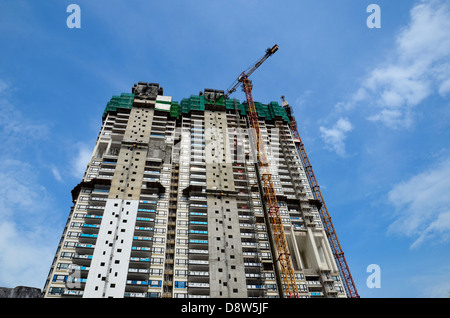 Hochhaus im Bau Stockfoto