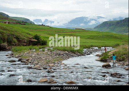 Tugela River, KwaZulu-Natal, Südafrika Stockfoto