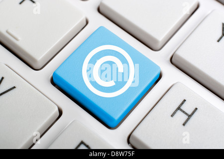 Gesetz-Konzept-Symbol auf Tastatur Stockfoto