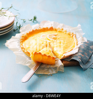 Lemon Curd tart Stockfoto