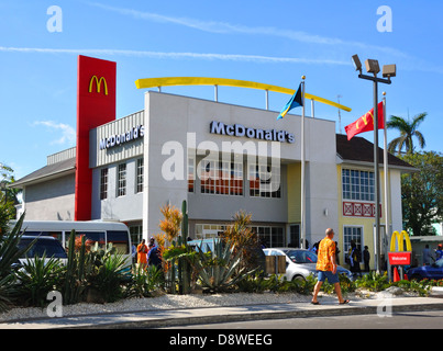 McDonalds Restaurant in Nassau, Bahamas Stockfoto