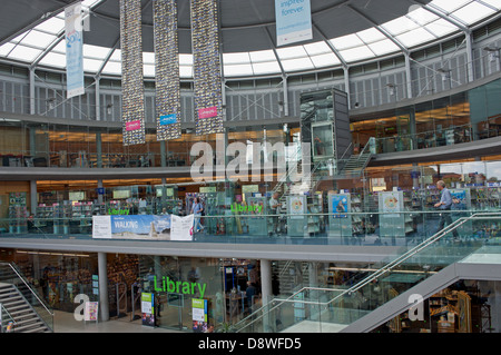 Bibliothek, Norwich, Norfolk, England. Stockfoto