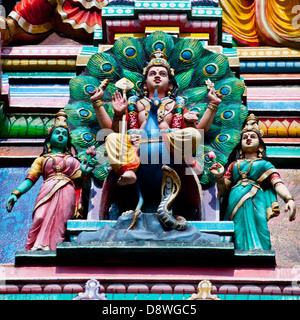 Sri Mahamariamman Tempel Stockfoto