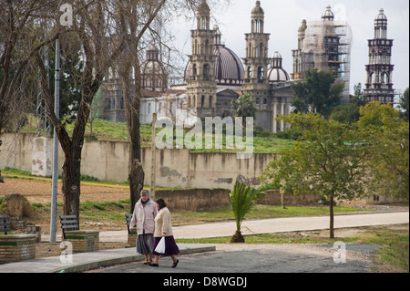 Palmarian katholische Kirche in der Nähe von Palmar de Troya, eine kleine schismatischen Kirche mit eigener Papst. Stockfoto