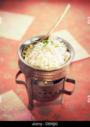 Kala Jeera Basmati Reis mit Kreuzkümmel, Nelken und Kardamom Stockfoto