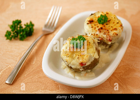 Gegrillte Artischocken. Rezept zur Verfügung. Stockfoto