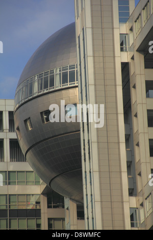 Fuji TV Hauptsitz, Odaiba, Tokyo, Japan Stockfoto