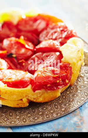 Tomaten-Tarte tatin Stockfoto