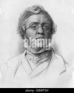 William Makepeace Thackeray (1811 – 1863), englischer Schriftsteller Stockfoto
