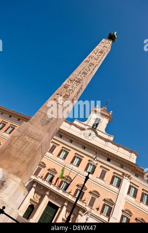 Piazza di Monte Citorio, Rom Stockfoto