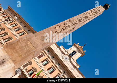 Piazza di Monte Citorio, Rom Stockfoto