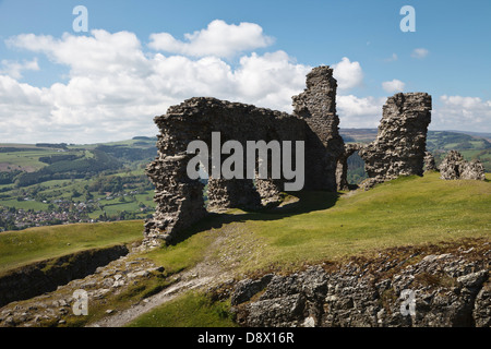 Castell Dinas Brân, Llangollen, Denbighshire, Wales Stockfoto