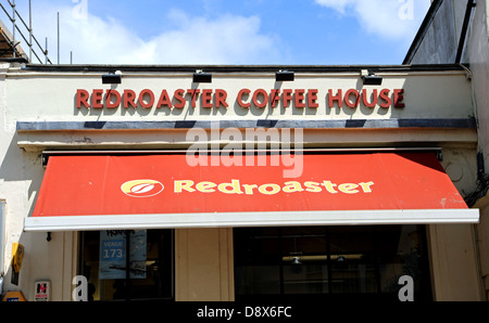 Redroaster Coffee House Café in St. James Street Kemptown Brighton UK Stockfoto