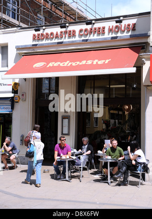 Redroaster Coffee House Café in St James's Street Kemptown Brighton UK 2013 Stockfoto