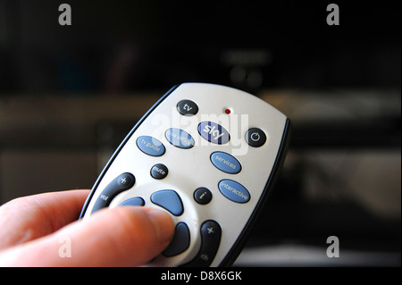 Sky TV Fernbedienung UK Stockfoto