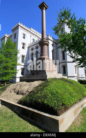 Grabstätte und Denkmal von Henry Watkins Allen. Wurde er Brigadegeneral in der zusammengeschlossenen Armee und im Jahre 1864, als der Gouverneur von Louisiana gewählt.  Foto: Klaus Nowottnick Datum: 22. April 2013 Stockfoto