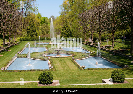 Frühling in Longwood Gardens, Kennett Square, Pennsylvania USA Stockfoto