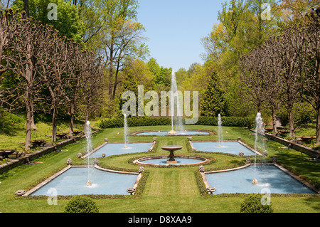 Frühling in Longwood Gardens, Kennett Square, Pennsylvania USA Stockfoto