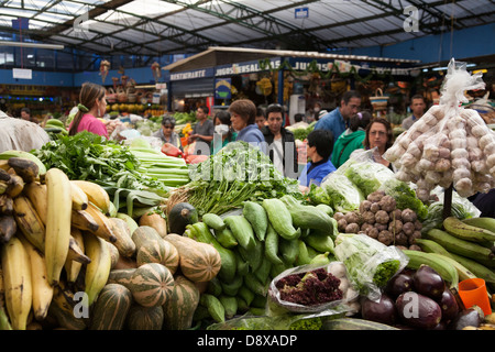Paloquemao Lebensmittel-Markt, Bogota, Kolumbien Stockfoto