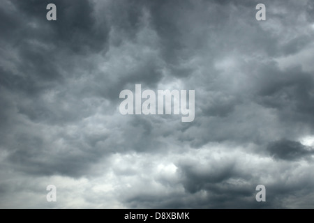 ein dramatischer Himmel Landschaft der stürmische Himmel Stockfoto