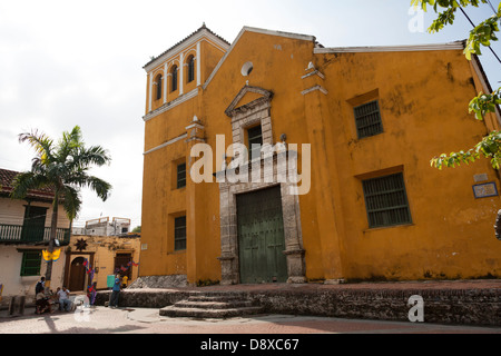 Iglesia De La Santissima Trinidad, Cartagena, Kolumbien Stockfoto