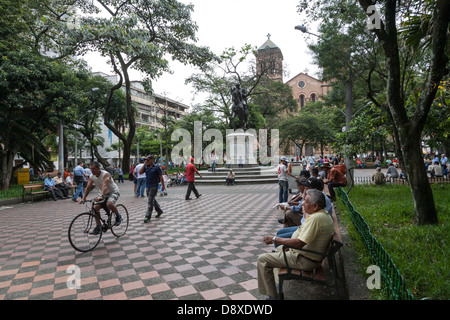 Parque de Bolivar, Medellin, Kolumbien Stockfoto