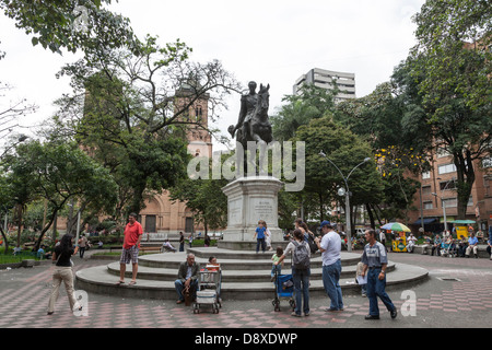 Parque de Bolivar, Medellin, Kolumbien Stockfoto