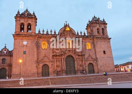 Kathedrale, Plaza de Armas, Cuzco, Peru Stockfoto