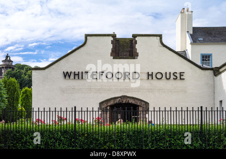 Großbritannien, Schottland, Edinburgh, Royal Mile, Canongate, das Whitefoord House Restaurant. Stockfoto