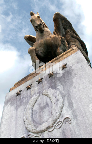 Eine Skulptur auf dem Arlington Memorial Bridge in Washington DC, USA Stockfoto