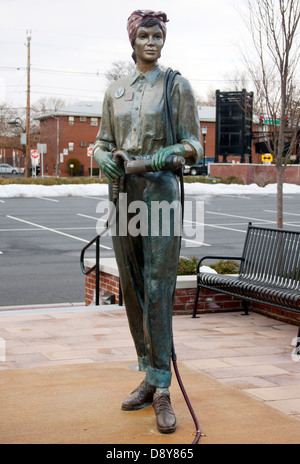 Rosie The Riveter Statue in Wood-Ridge, New Jersey Stockfoto