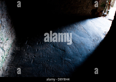 Gefängnis, Zelle, Cape Coast Castle, Cape Coast, Ghana, Afrika Stockfoto