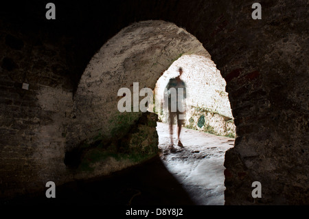 Sklave Kerker, Cape Coast Castle, Cape Coast, Ghana, Afrika Stockfoto