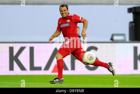 Ulf Kirsten ist während Michael Ballacks Abschiedsspiel bei Red Bull Arena in Leipzig, Deutschland, 5. Juni 2013 abgebildet. Foto. Thomas Eisenhuth Stockfoto