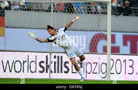 Roman Weidenfeller ist während Michael Ballacks Abschiedsspiel bei Red Bull Arena in Leipzig, Deutschland, 5. Juni 2013 abgebildet. Foto. Thomas Eisenhuth Stockfoto