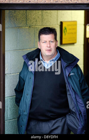 Kelty, Fife, Schottland. 5. Juni 2013. Kelty Manager Willie Newbigging während der Osten Region Super League match, Kelty V Lochee am Central Park. Bildnachweis: Colin Lunn/Alamy Live-Nachrichten Stockfoto