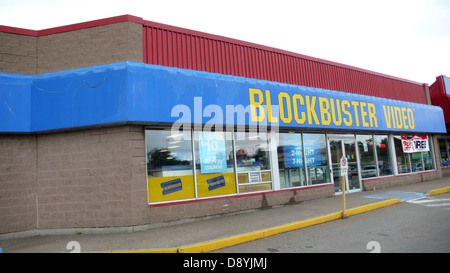 Blockbuster Video, befindet sich in Sydney, Nova Scotia. Stockfoto