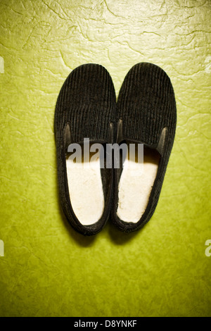 Paar umgearbeitet von alten Schwellen Stockfoto