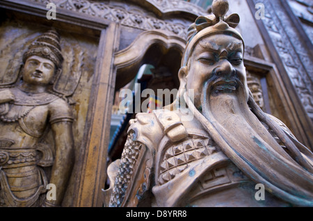 Seema Malaka Tempel in Colombo liegt an Beira Lake und ist Bestandteil der buddhistischen Tempelanlage Gangaramaya Stockfoto