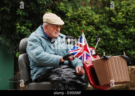 Teilnahme an einer militärischen Homecoming Parade in Warwick im Jahr 2009-Krieg-veteran Stockfoto