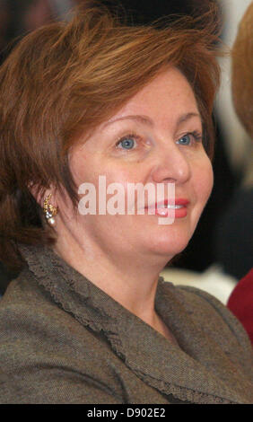 25. Mai 2006 - St. Petersburg, Russland - im Bild: Mai 25,2006. Ludmila Putina - Frau des russischen Präsidenten Vladimir Putin im St.Petersburg,Russia. Der russische Präsident Vladimir Putin und seine Frau Ljudmila kündigte ihre Scheidung am Donnerstag, Juni 06,2013 nach fast 30 Jahren Ehe. (Kredit-Bild: © PhotoXpress/ZUMAPRESS.com) Stockfoto