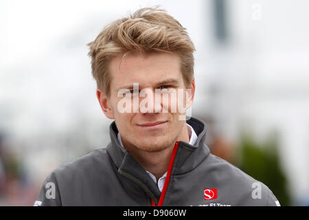 Montreal, Kanada. 6. Juni 2013. Motorsport: FIA Formula One World Championship 2013, Grand Prix von Kanada, #11 Nico Hülkenberg (GER, Sauber F1 Team), Credit: Dpa picture-Alliance/Alamy Live News Stockfoto